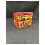 1995 Nabisco Barnum's Animal Crackers tin w/red