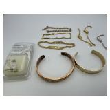 Avon & Sarah Coventry Bracelets, magnetic copper