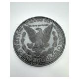 1895 Metal One Dollar Coin Paperweight/ Coaster