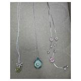Firefly, Turtle, & Flower Necklaces