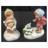Avon handpainted porcelain musical figurines ï¿½Joy