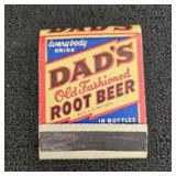 VTG Dad's Old Fashioned Root Beer Matchbook