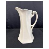 Ceramic Cream Colored Pitcher