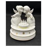 Schmid Bros Porcelain Music Birthday Figurine