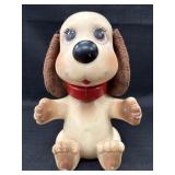 1982 IDEAL Rub a Dub Puppy w/swivel head,