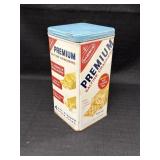 Nabisco Premium Saltine Cracker tin, 4.75in square
