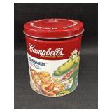 Campbell's Soup Tin Bank Condensed Dinosaur