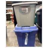 (2) Sterilite & Rubbermaid 18 & 22 Gal. Storage