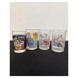 Walt Disney World & Pac-Man Glass Cups