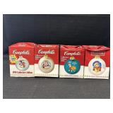 4 Campbellï¿½s Christmas Ornaments - 1998, 99, 00,