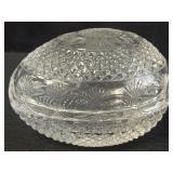 Avon Mothers Day 1977 crystal glass trinket dish