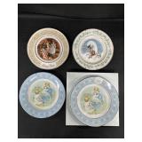 4- 9.25' Avon Decorative Plates- Betsy Ross,