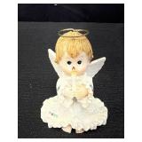 Angel Holding Candlestick Figurine