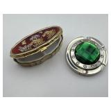 Small Pill Box & Foldable Purse Hook
