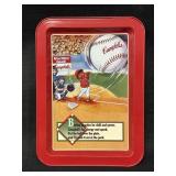 Campbellï¿½s Kids Soup Baseball Metal Tray 8x11'