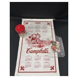 Campbellï¿½s Cloth Decorative 2000 Calendar, Tin