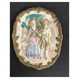 5' 3-D Bisque Porcelain Wall Plaque