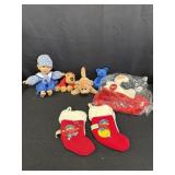 Variety of Plushies & Stockings