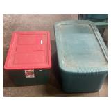 Rubbermaid ornament & Sterilite storage box