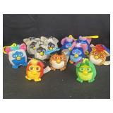 McDonald's Furby plush backpack keychains/