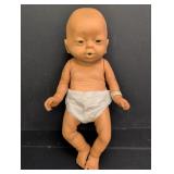 New Born rubber baby doll jointed arms & legs