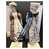 2 - 22in Century porcelain dolls, Victorian Era,