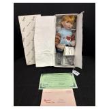Porcelain Duck House Doll Cairo, 11in tall