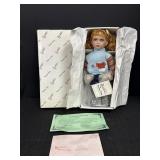 Porcelain Duck House Doll Cairo, 11in tall