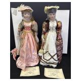 2 - 22in Century porcelain dolls, Victorian Era,