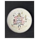 6" Enamel Decorative Plate