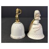 4.25" Brass & Porcelain Pelican & Lefton Bridal