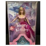 2001 Happy Birthday Barbie, NIB, 8 x 13in
