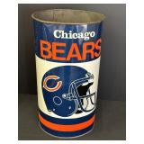 19.5" Metal Chicago Bears Trash Can