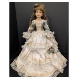 Duck House porcelain doll Victorian style lace