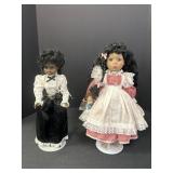 2- 15" African American Dolls - Vinyl Telephone
