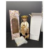 Princess Collection porcelain doll, 17in.,