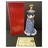 1997 Princess Diana Queen of Hearts porcelain doll