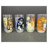 4 - 1977 Burger King Star Wars promotional glasses