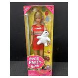 Mattel Coca-Cola party Barbie special edition in