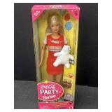 1998 Mattel Coca-Cola Party Barbie doll special