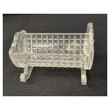 5" Crystal Baby Crib Crystal Clear Industries