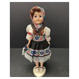 Vtg. Polish or Czechoslovakian folk art doll in