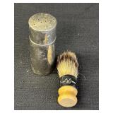 Barber shaving brah, shaving stick tin/talcum