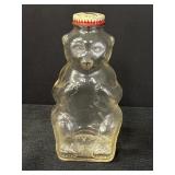 7" Snow Crest Beverages Glass Bear Bank
