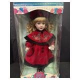 Victorian Rose Collection Porcelain Doll