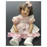 2000 V.E Turner porcelain baby girl doll in