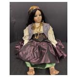 26 Inch Gypsy Porcelain Doll