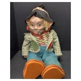 Vtg. Rushton Cigar Smoking Hobo Doll Rubber Face