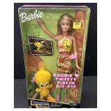 2003 Mattel Barbie & tweety doll set in original