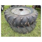 (2) 18.4-34 Hub Mount Duals
